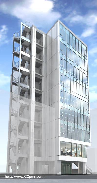 建築CGパース